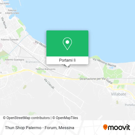 Mappa Thun Shop Palermo - Forum