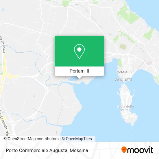 Mappa Porto Commerciale Augusta