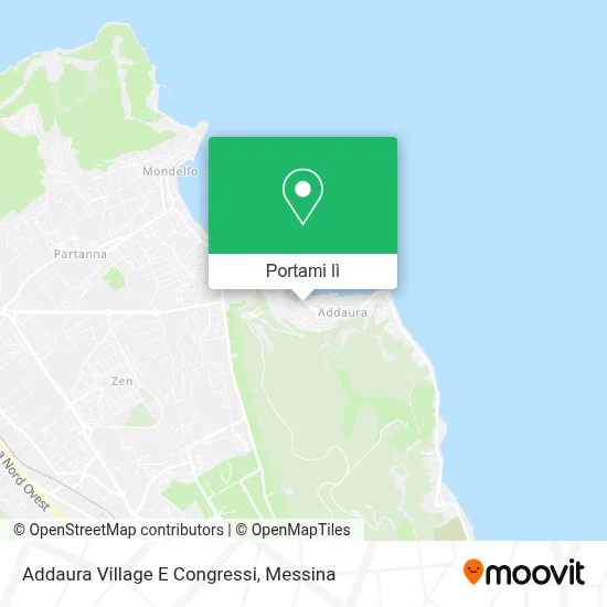 Mappa Addaura Village E Congressi