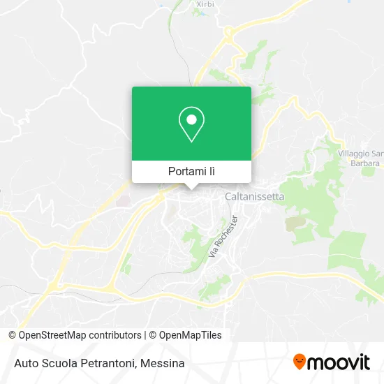 Mappa Auto Scuola Petrantoni