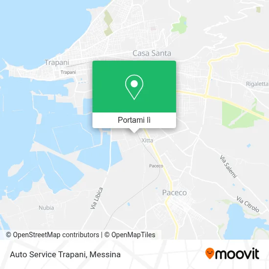 Mappa Auto Service Trapani
