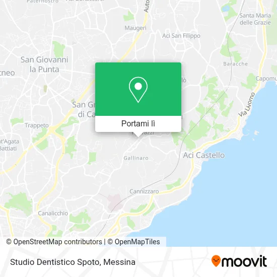Mappa Studio Dentistico Spoto