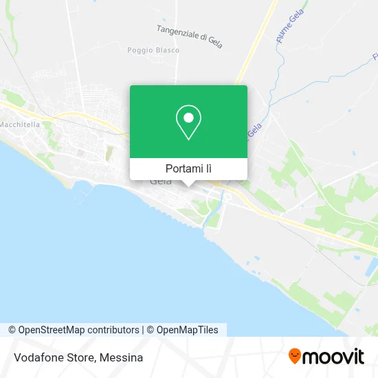 Mappa Vodafone Store