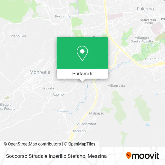 Mappa Soccorso Stradale Inzerillo Stefano