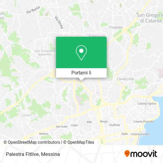 Mappa Palestra Fitlive