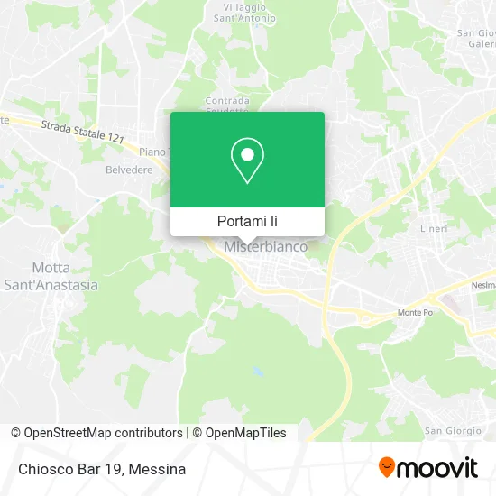 Mappa Chiosco Bar 19