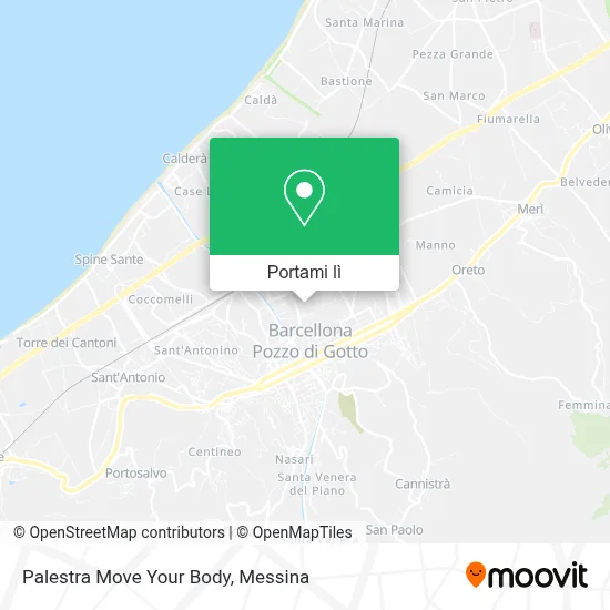 Mappa Palestra Move Your Body