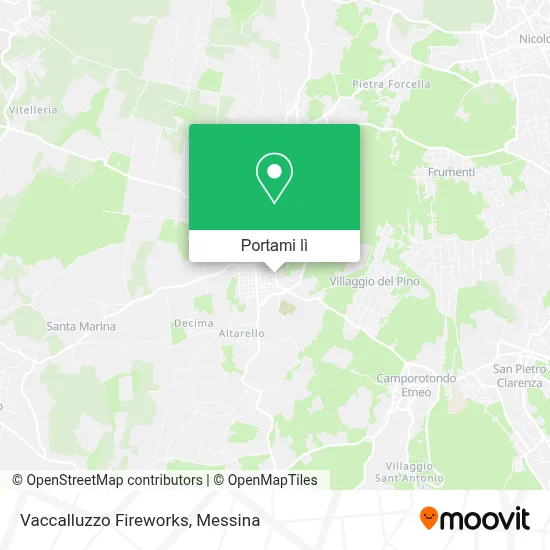 Mappa Vaccalluzzo Fireworks