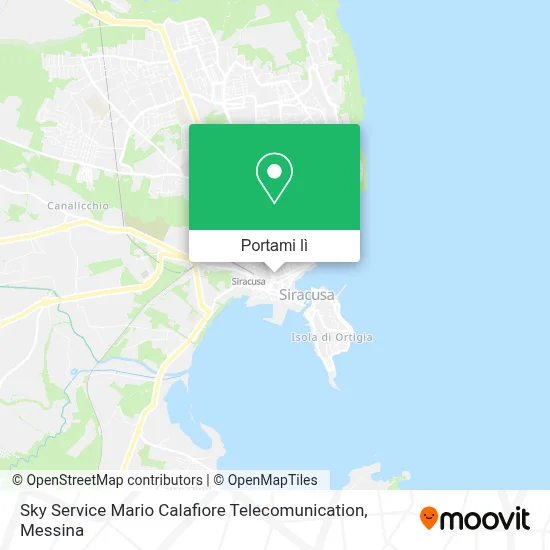 Mappa Sky Service Mario Calafiore Telecomunication
