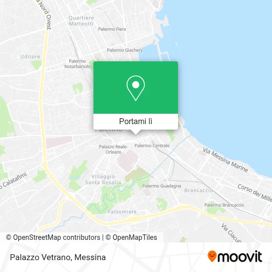 Mappa Palazzo Vetrano