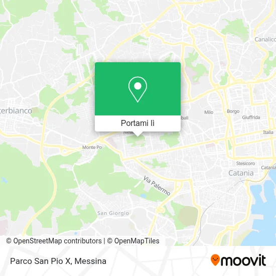 Mappa Parco San Pio X