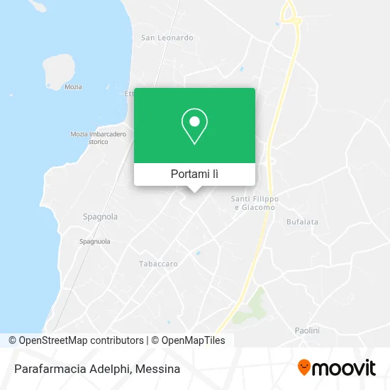 Mappa Parafarmacia Adelphi