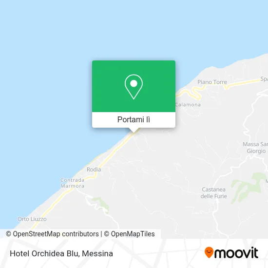 Mappa Hotel Orchidea Blu