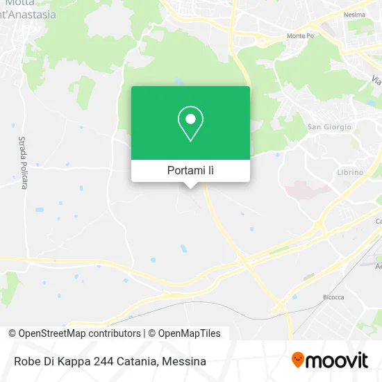 Mappa Robe Di Kappa 244 Catania