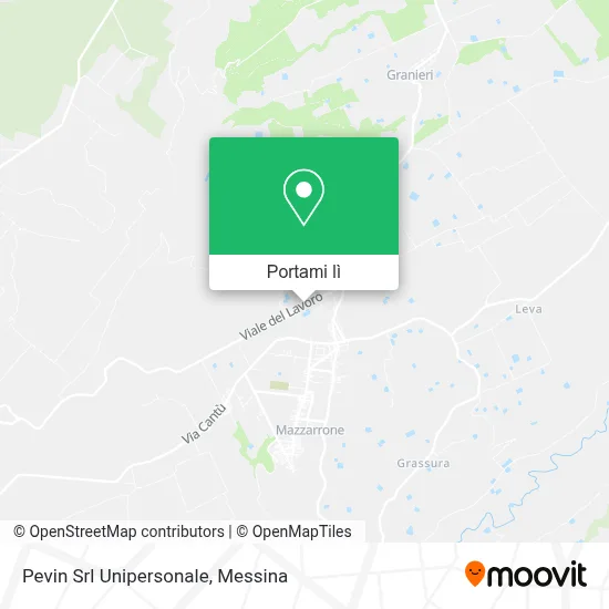 Mappa Pevin Srl Unipersonale