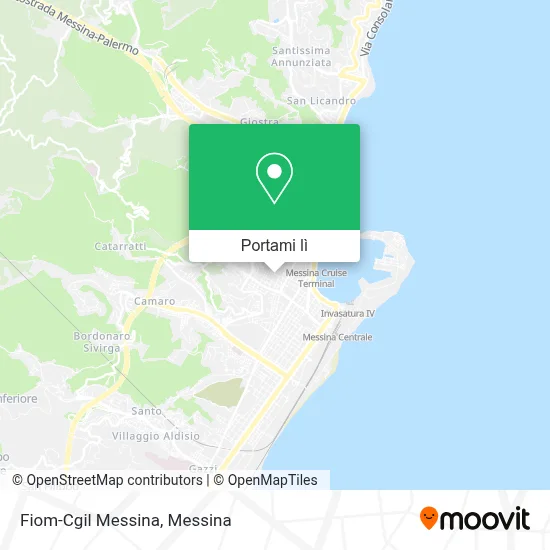 Mappa Fiom-Cgil Messina