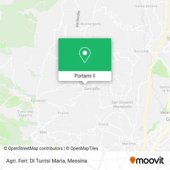 Mappa Agri. Ferr. Di Turrisi Maria