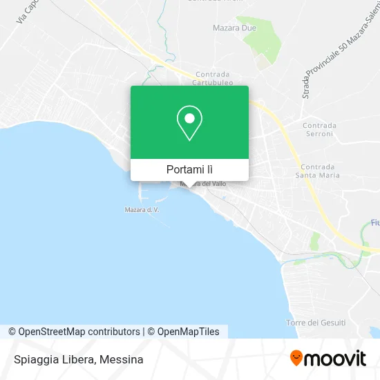 Mappa Spiaggia Libera