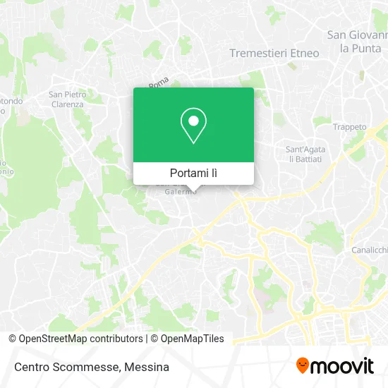 Mappa Centro Scommesse