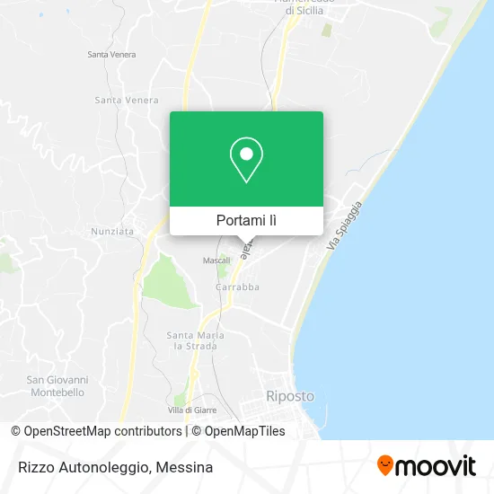 Mappa Rizzo Autonoleggio
