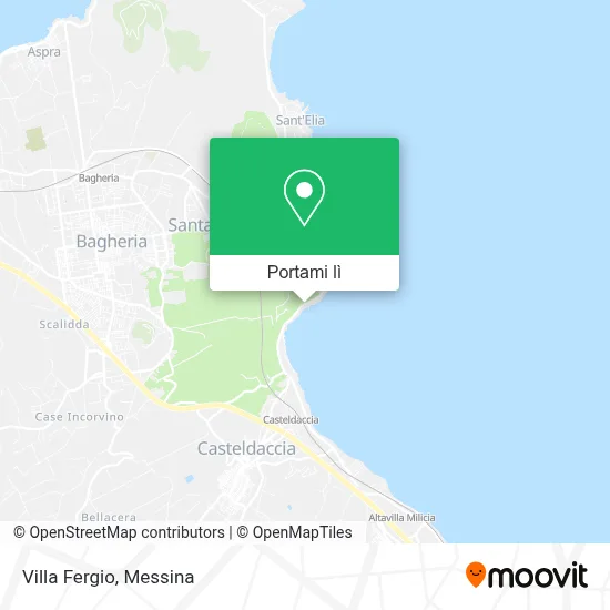 Mappa Villa Fergio