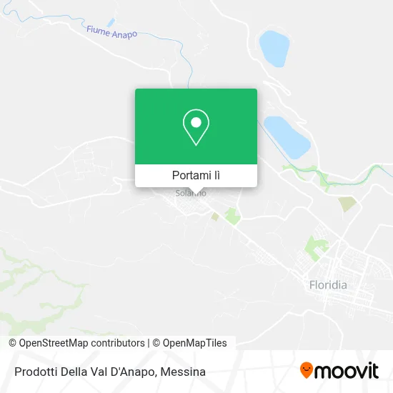 Mappa Prodotti Della Val D'Anapo