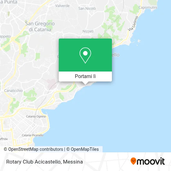 Mappa Rotary Club Acicastello
