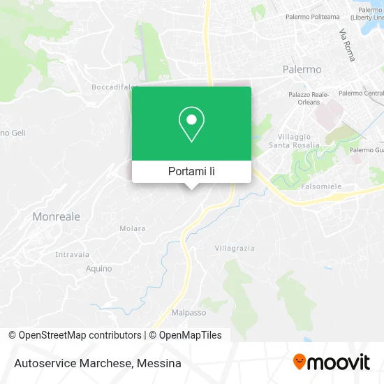Mappa Autoservice Marchese