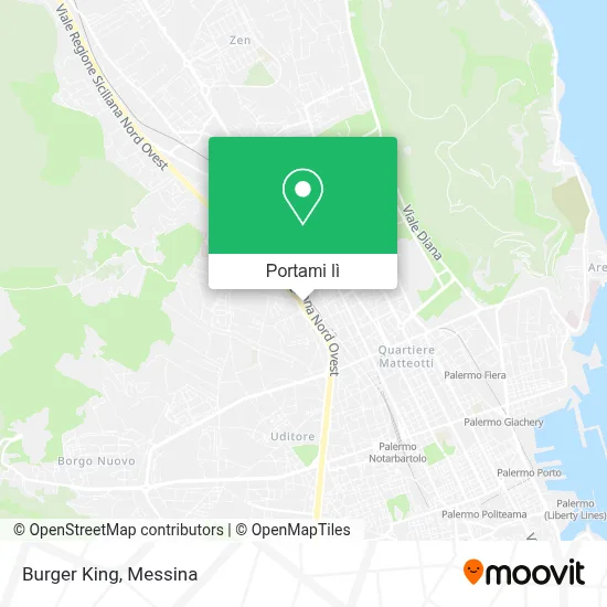 Mappa Burger King