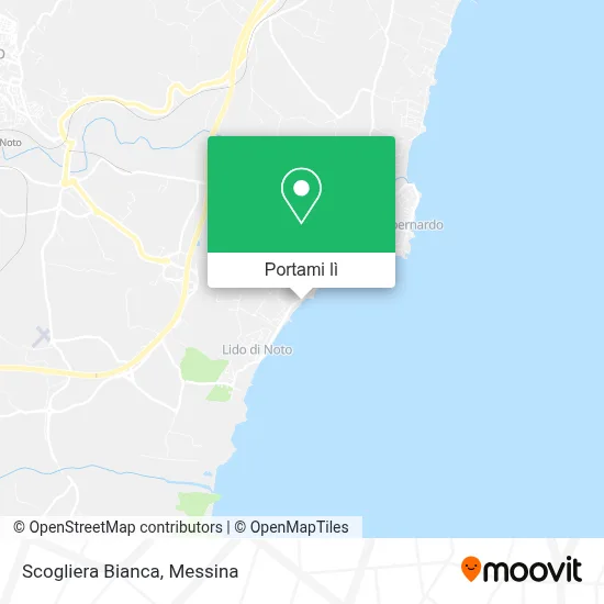 Mappa Scogliera Bianca