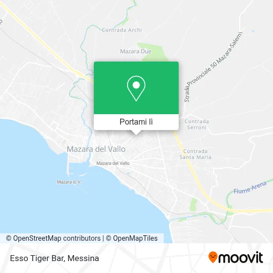 Mappa Esso Tiger Bar