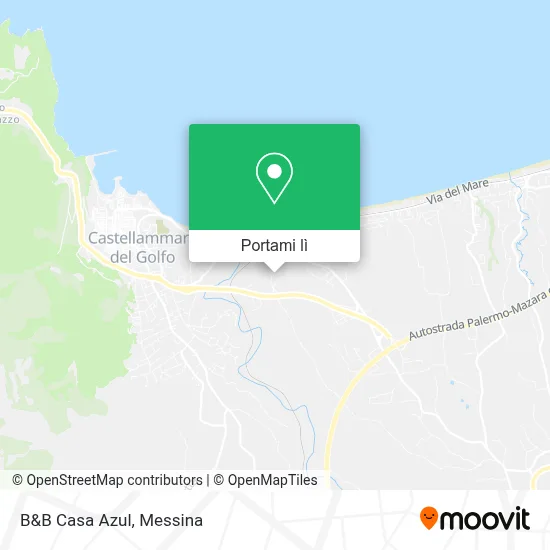 Mappa B&B Casa Azul
