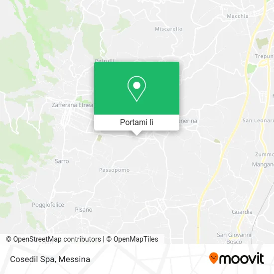 Mappa Cosedil Spa