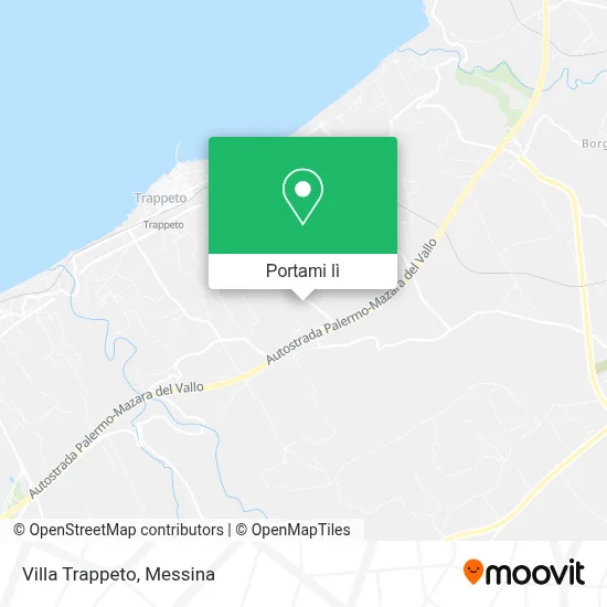 Mappa Villa Trappeto