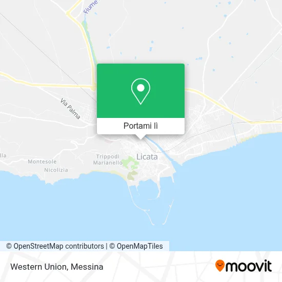 Mappa Western Union