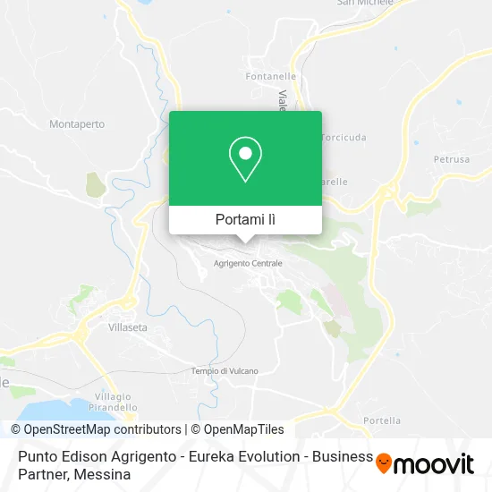 Mappa Punto Edison Agrigento - Eureka Evolution - Business Partner