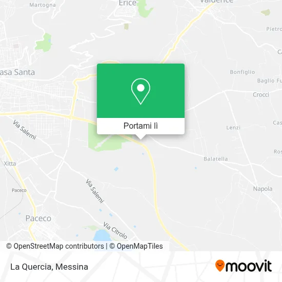 Mappa La Quercia