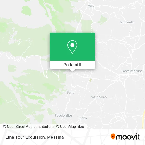 Mappa Etna Tour Excursion