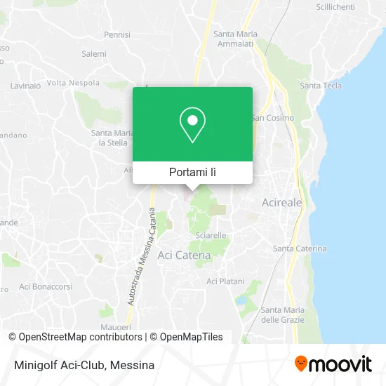 Mappa Minigolf Aci-Club