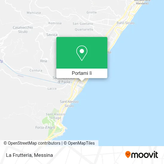 Mappa La Frutteria