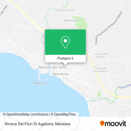 Mappa Riviera Dei Fiori Di Agatone