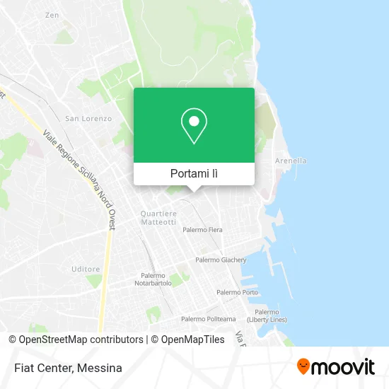 Mappa Fiat Center