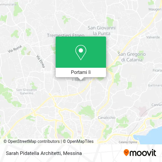 Mappa Sarah Pidatella Architetti