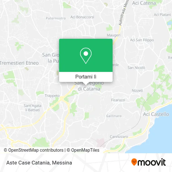 Mappa Aste Case Catania