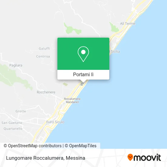 Mappa Lungomare Roccalumera