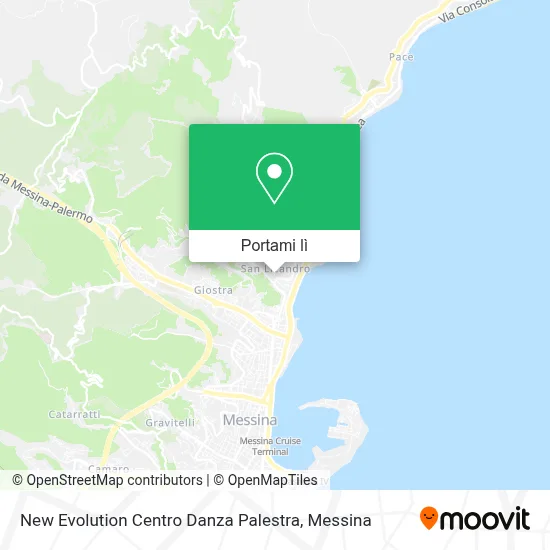 Mappa New Evolution Centro Danza Palestra