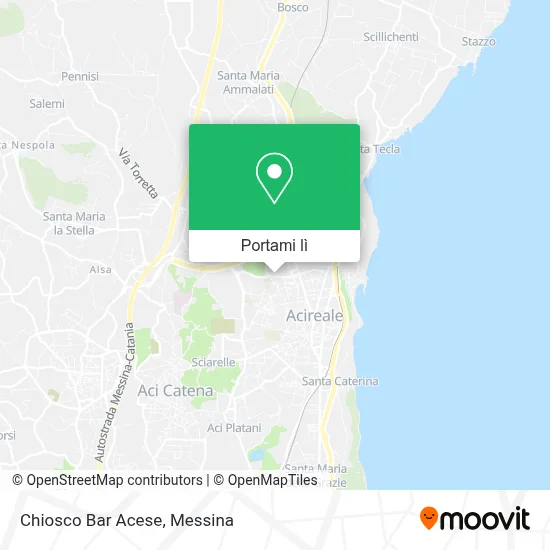 Mappa Chiosco Bar Acese