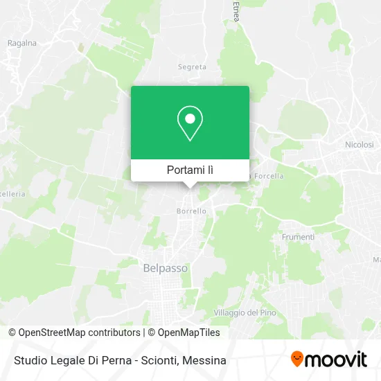 Mappa Studio Legale Di Perna - Scionti