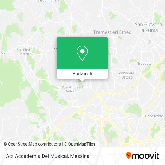 Mappa Act Accademia Del Musical
