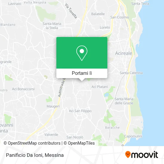 Mappa Panificio Da Ioni